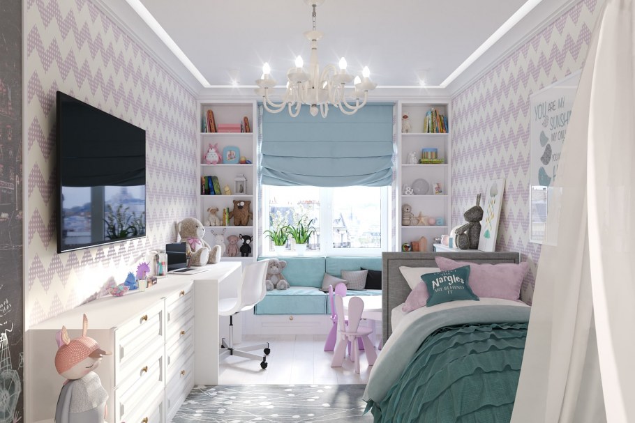 Детская комната в стиле Неоклассика