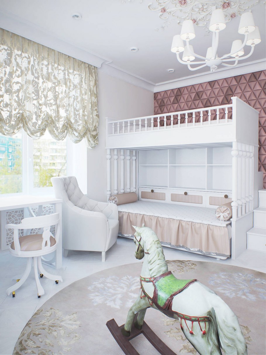 Неоклассика детская комната