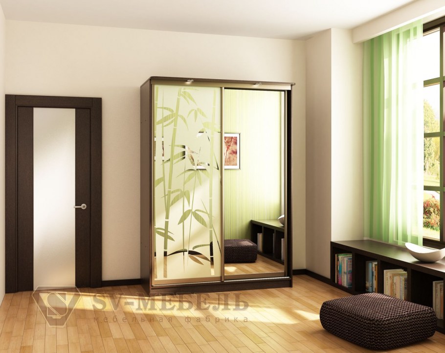 Шкаф-купе Виктори-бамбук