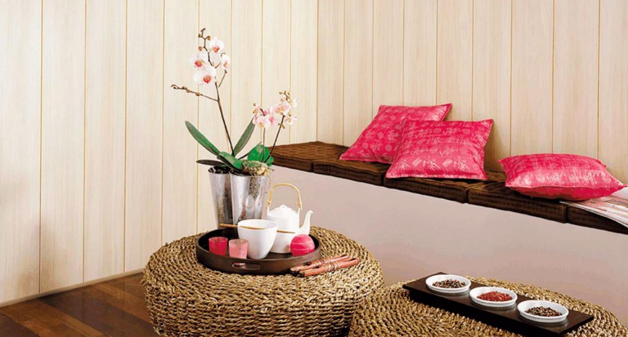 Пластиковые панели для стен в интерьере