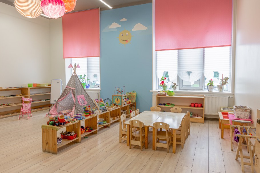 Спальня в детском саду