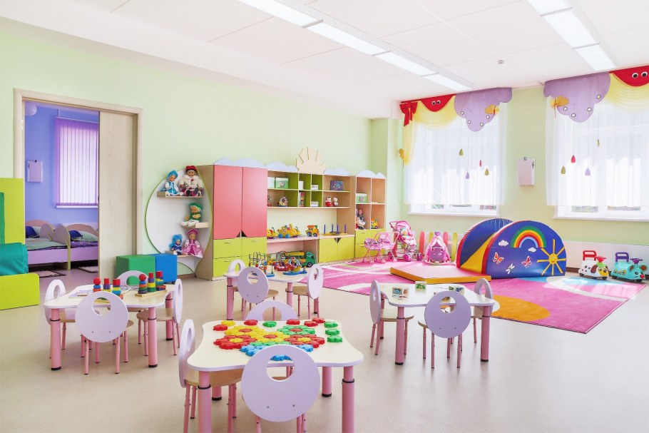 Украшение стен в детском саду