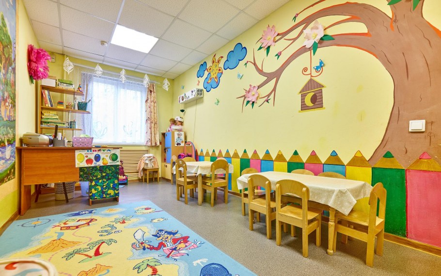 Современный интерьер детского сада