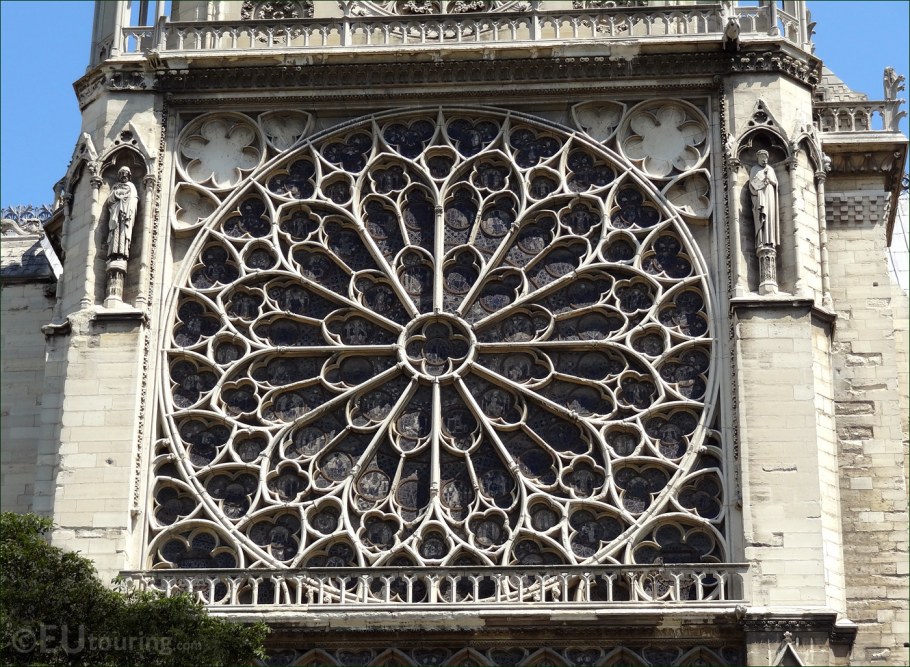 Окна собора Парижской Богоматери