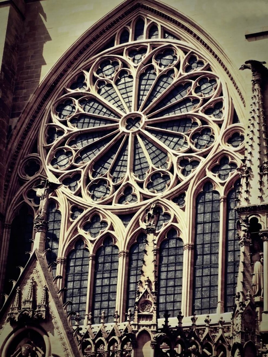Окна розы готических соборов