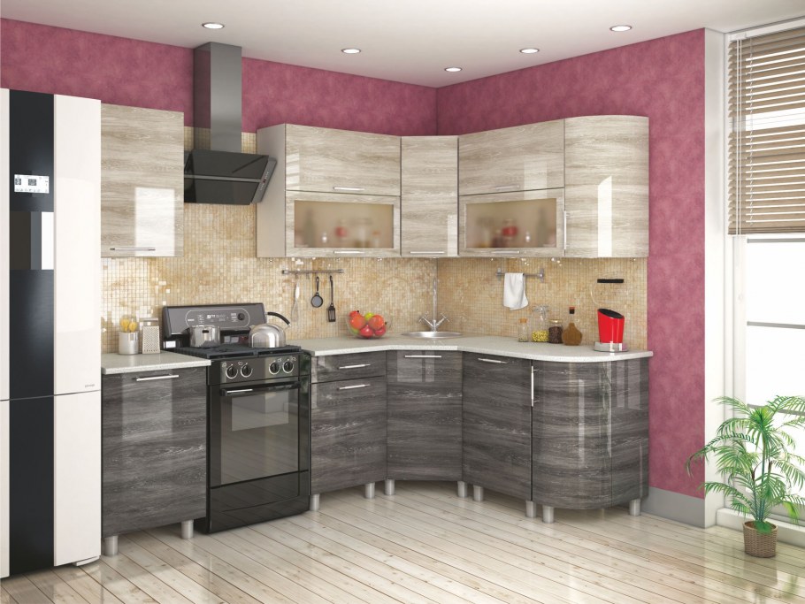 Кухня Фьюжн-03 Cappuccino