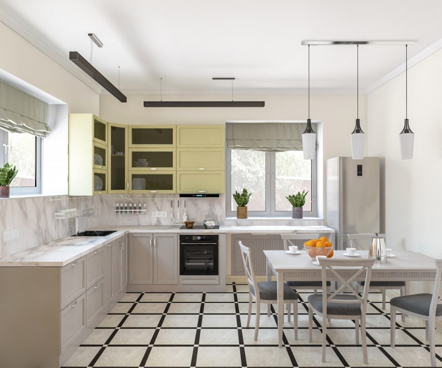 Кухня гостиная