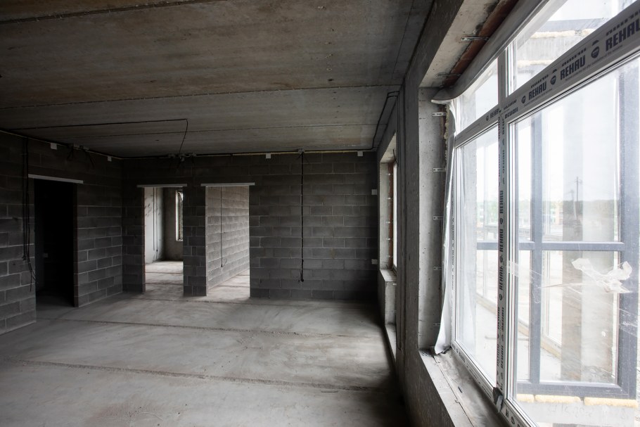 Черновая отделка офис панорамные окна