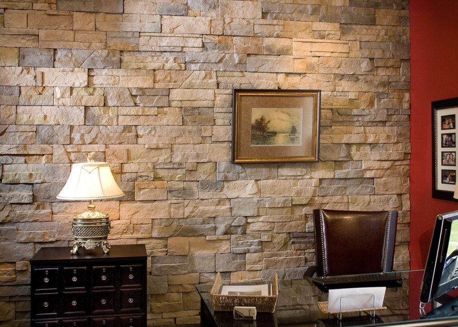 Отделка камнем в интерьере