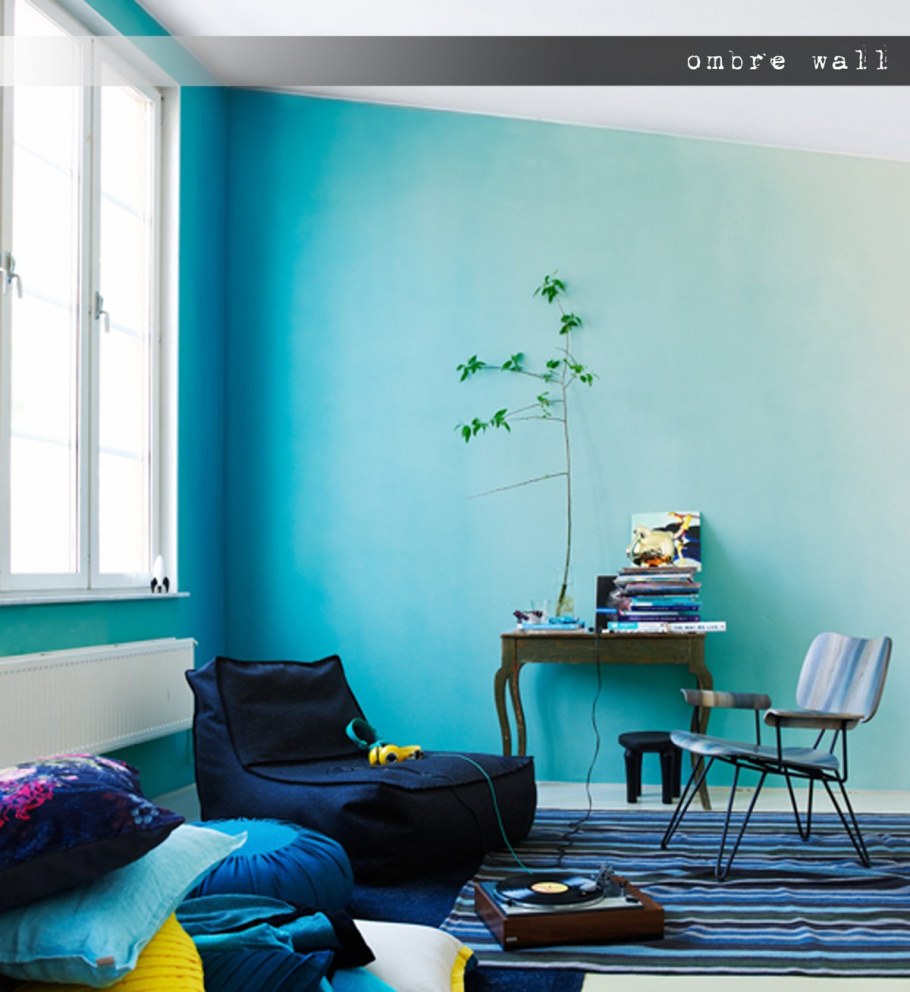 Градиентная краска для стен