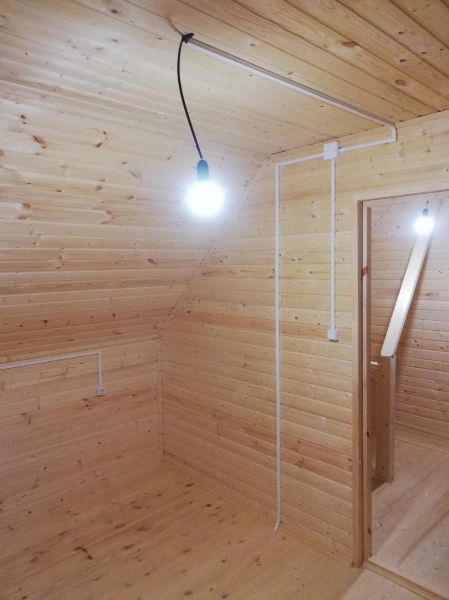 Наружная проводка в доме