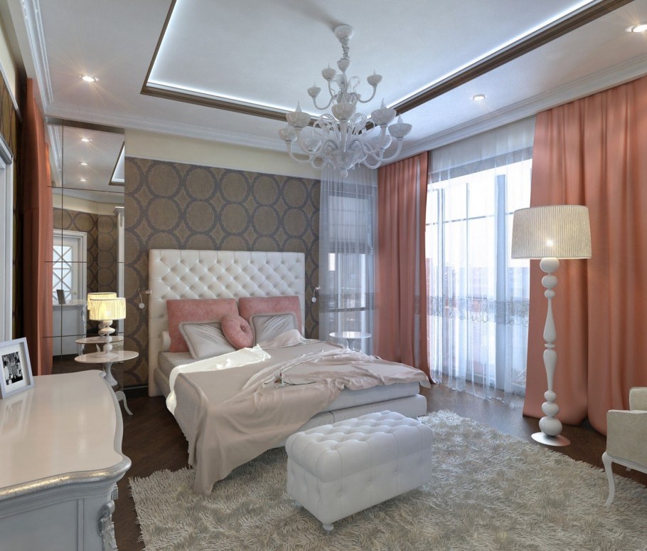 Спальня в стиле ар деко