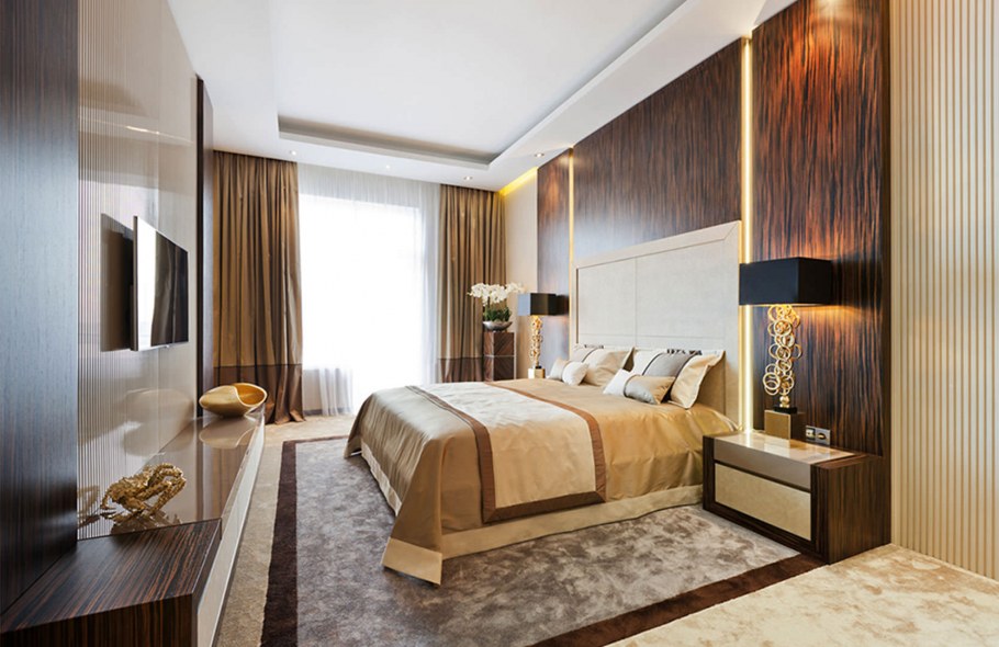 Лакшери спальня арт деко