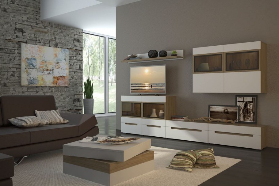 Стенка Анри Ангстрем в интерьере