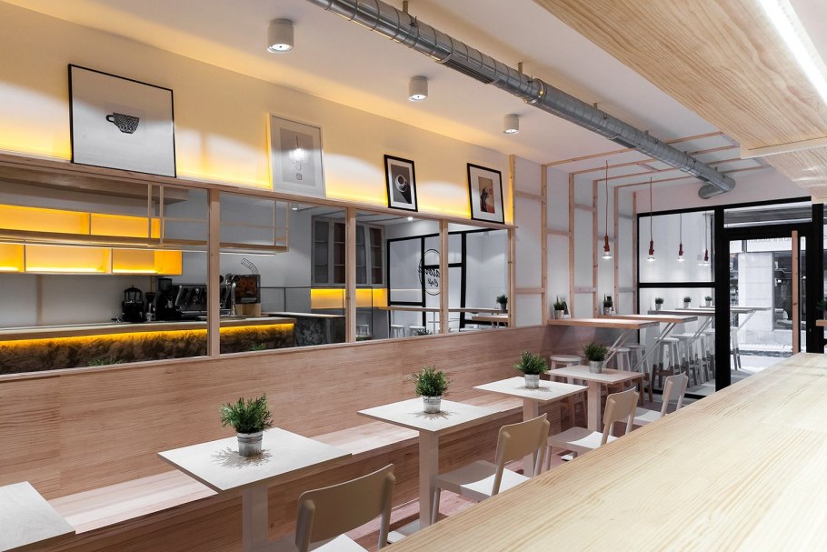 Интерьер ресторана в стиле Минимализм