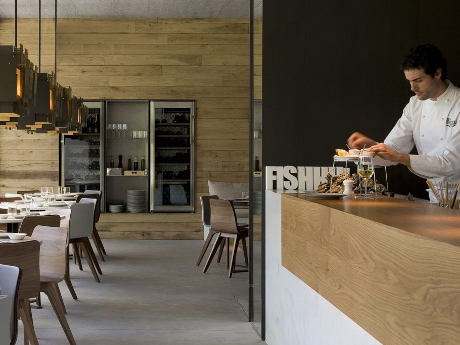 Кафе в минималистическом стиле