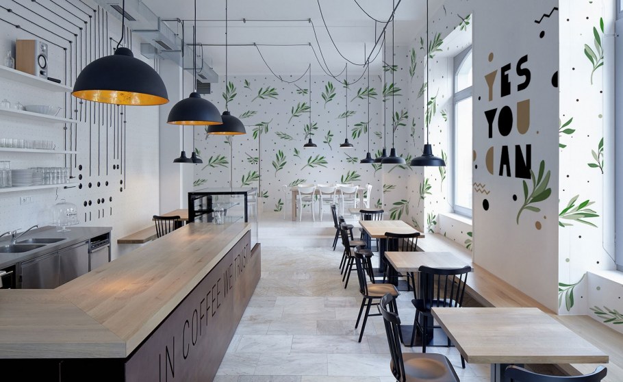 Интерьер кофейни