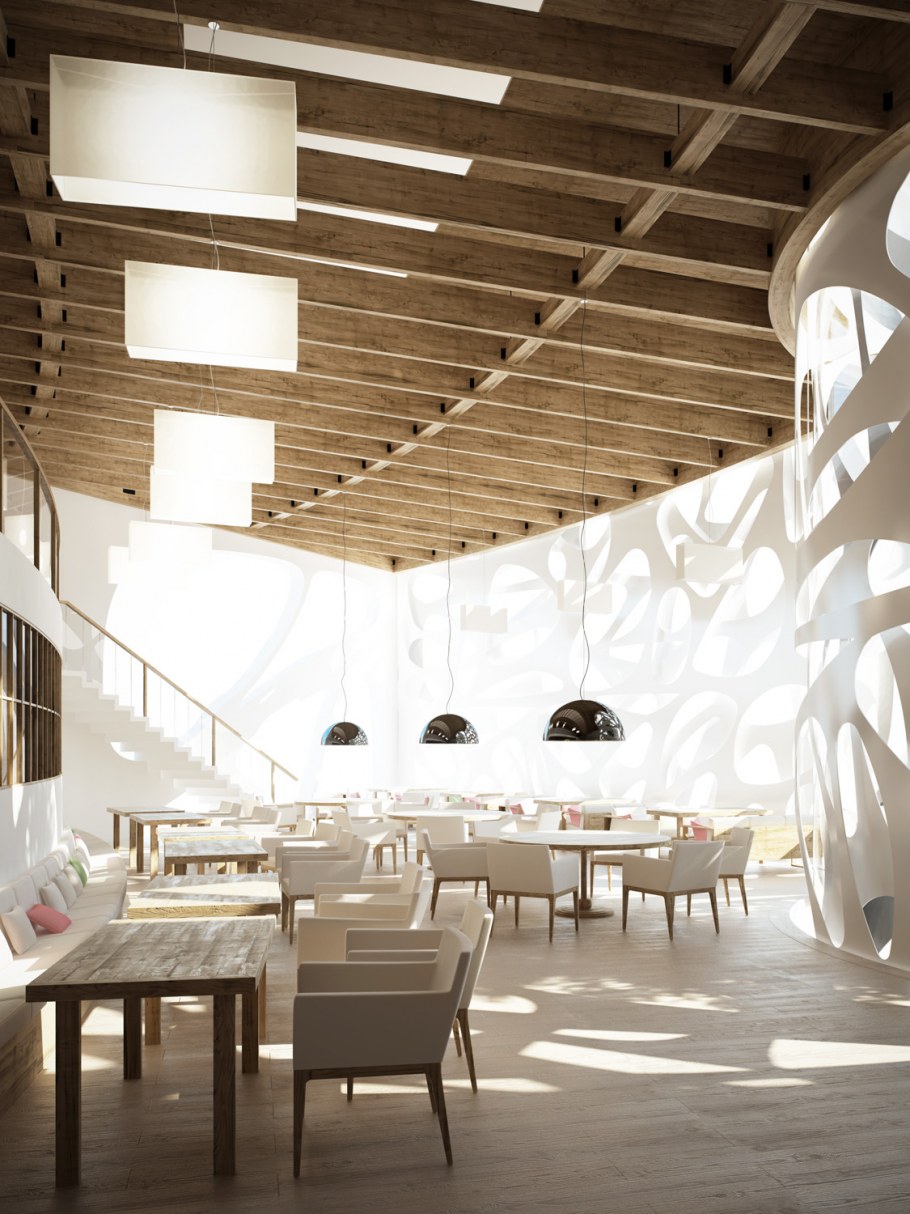 Интерьер ресторана в стиле Минимализм