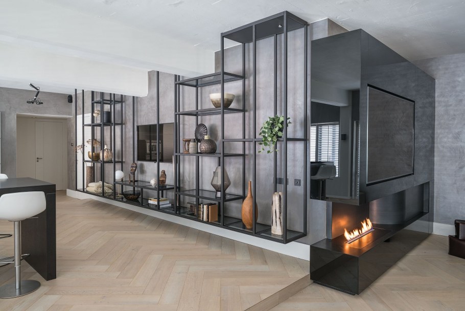 Интерьер из металла