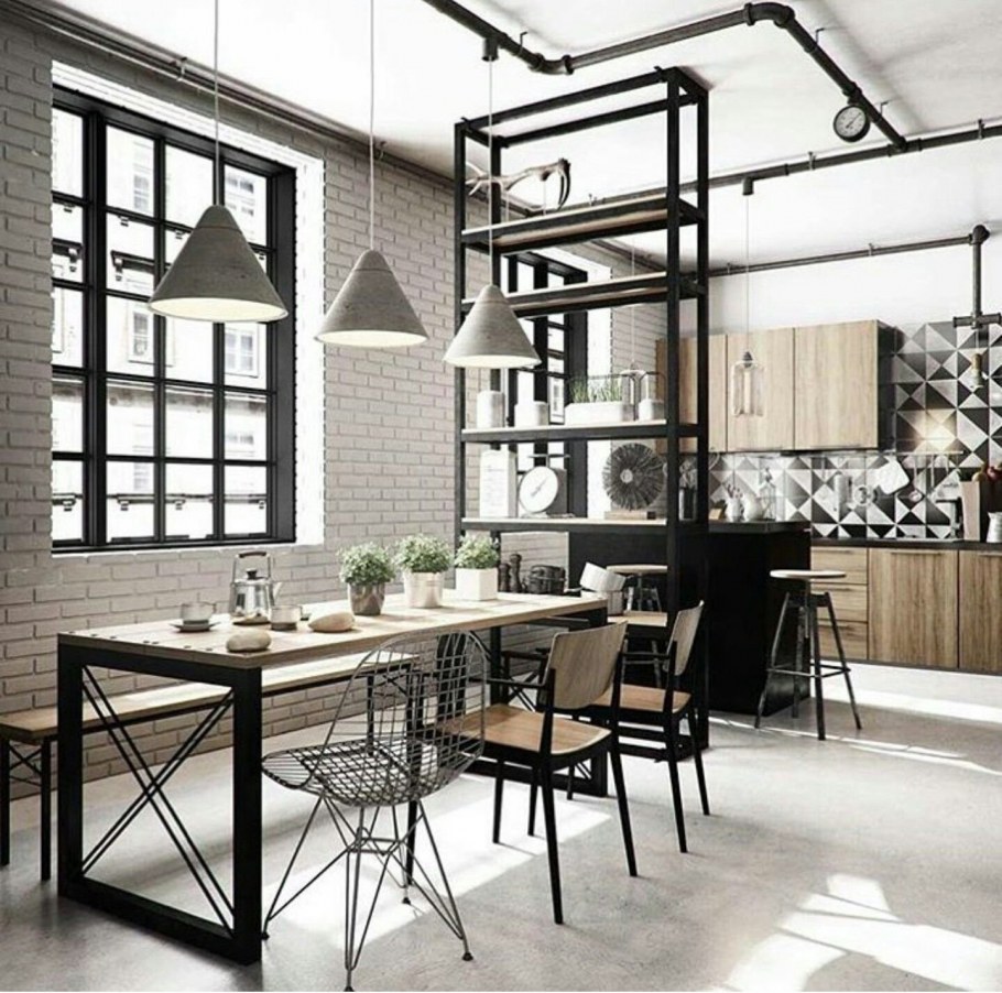 Мебель стиль лофт индустриал