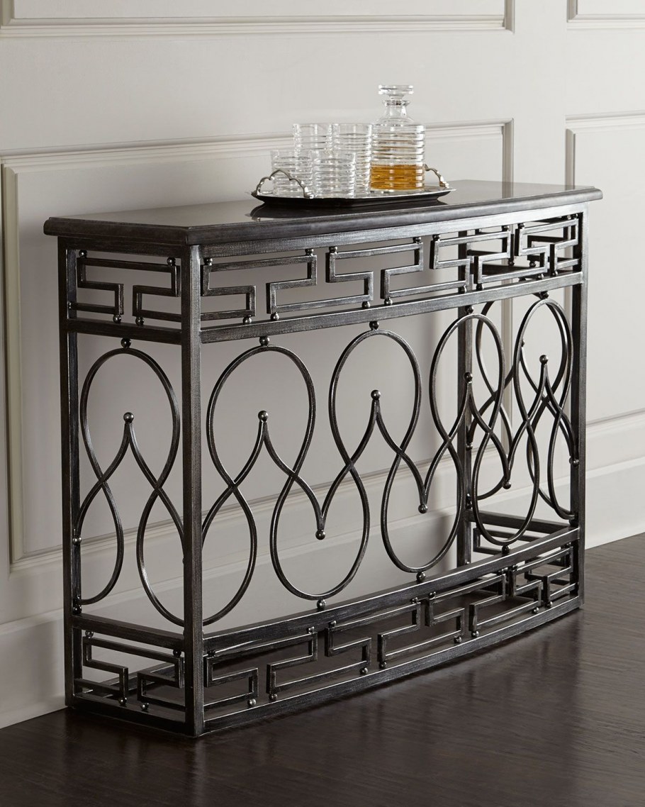 Консоль холодная ковка стиль лофт
