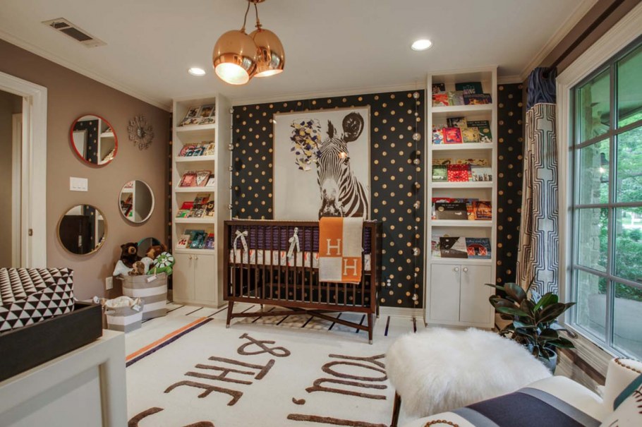 Комната для мальчика в коричневых тонах