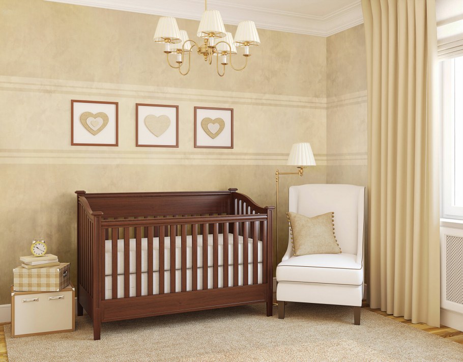 Детская в бежево коричневых тонах