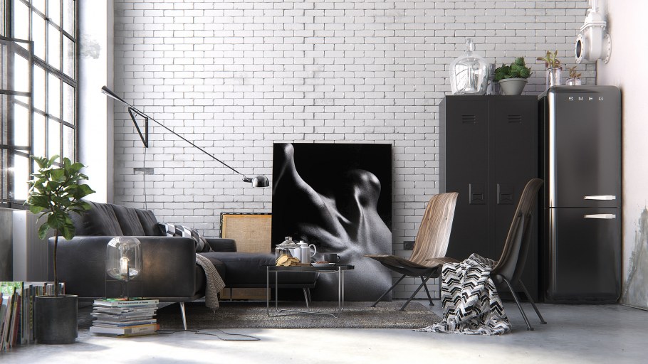 Стиль Индастриал в интерьере