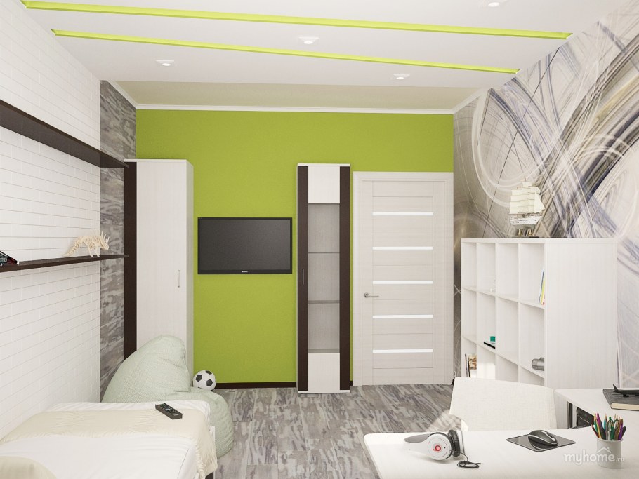 Детская в скандинавском стиле шкаф