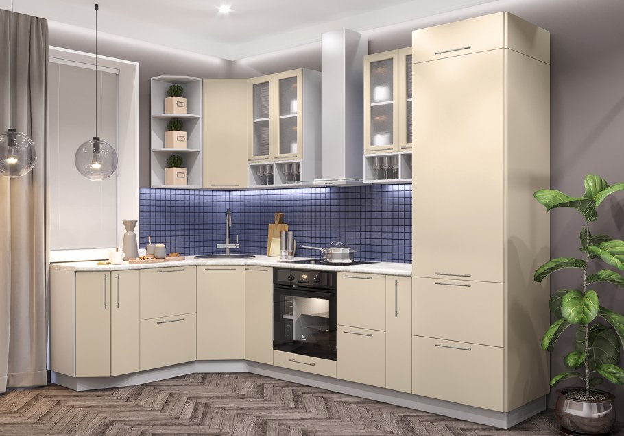 Модульные кухни Фьюжн Cappuccino