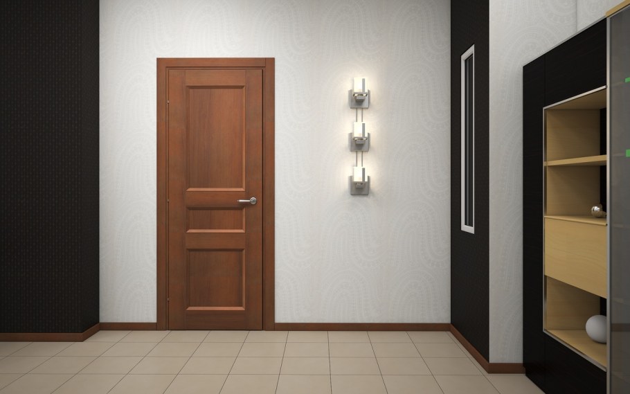 Свет в коридоре между ванной и туалетом