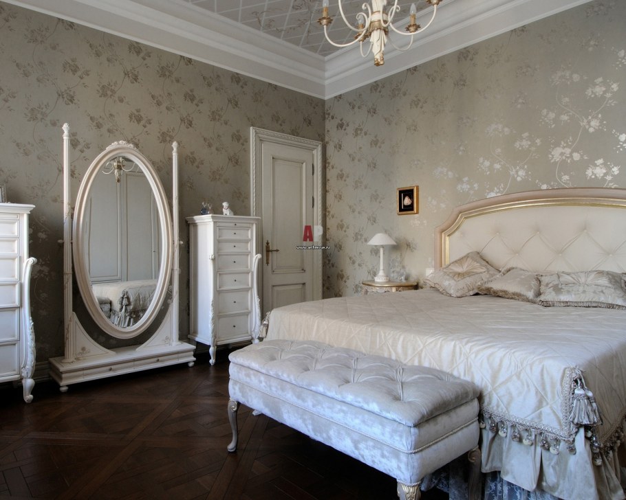 Интерьер спальни классика