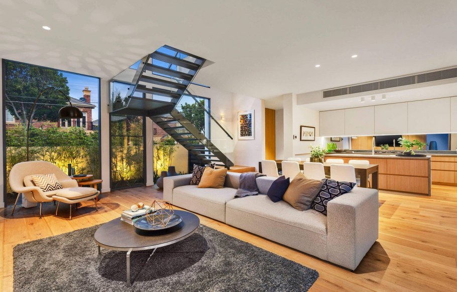 Интерьер с открытой планировкой