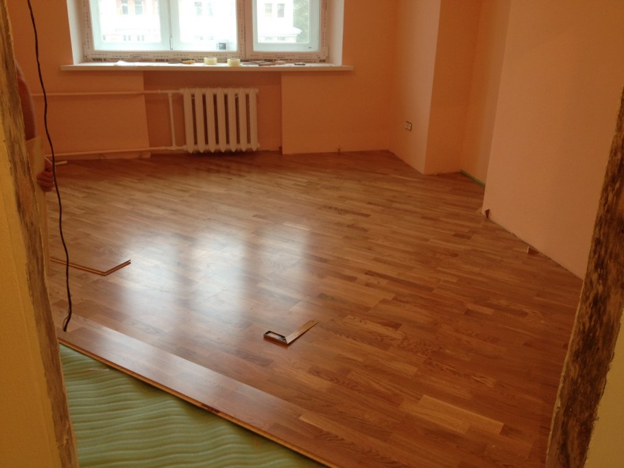 Укладка паркетной доски