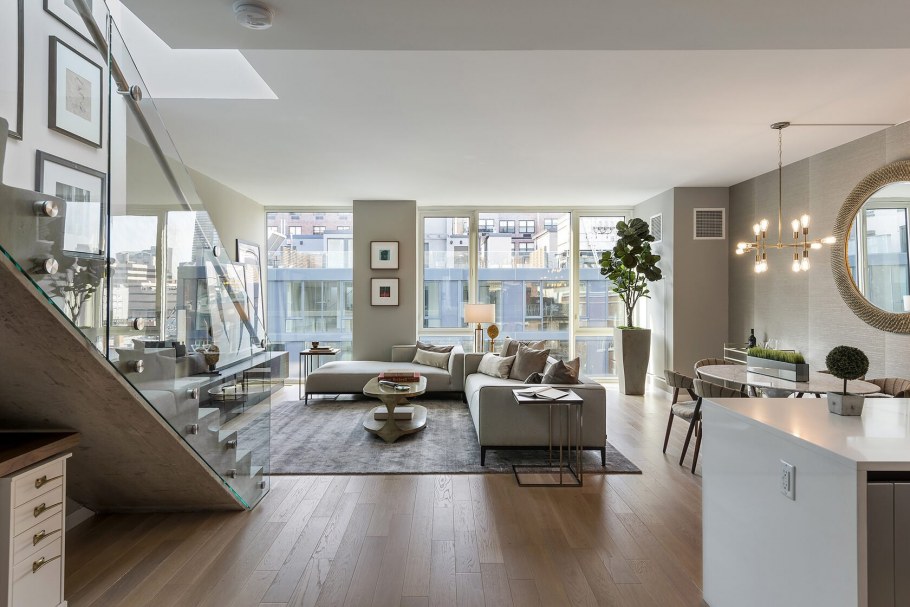 Квартира студия в Нью-Йорке планировка