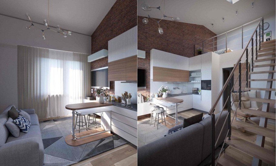 ЖК Британия двухуровневая квартира