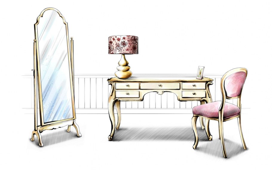 Мебель в мультяшном стиле