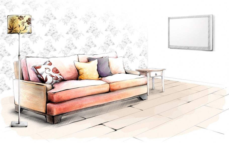 Набросок дивана