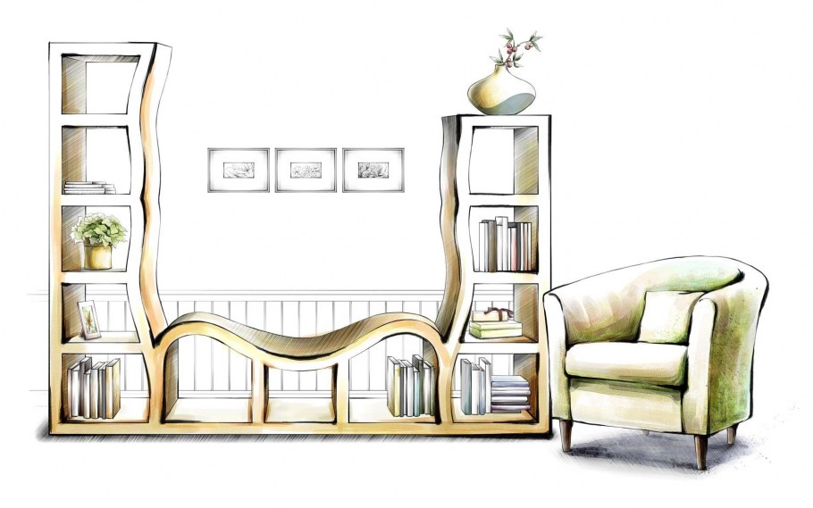 Дизайнерские эскизы мебели