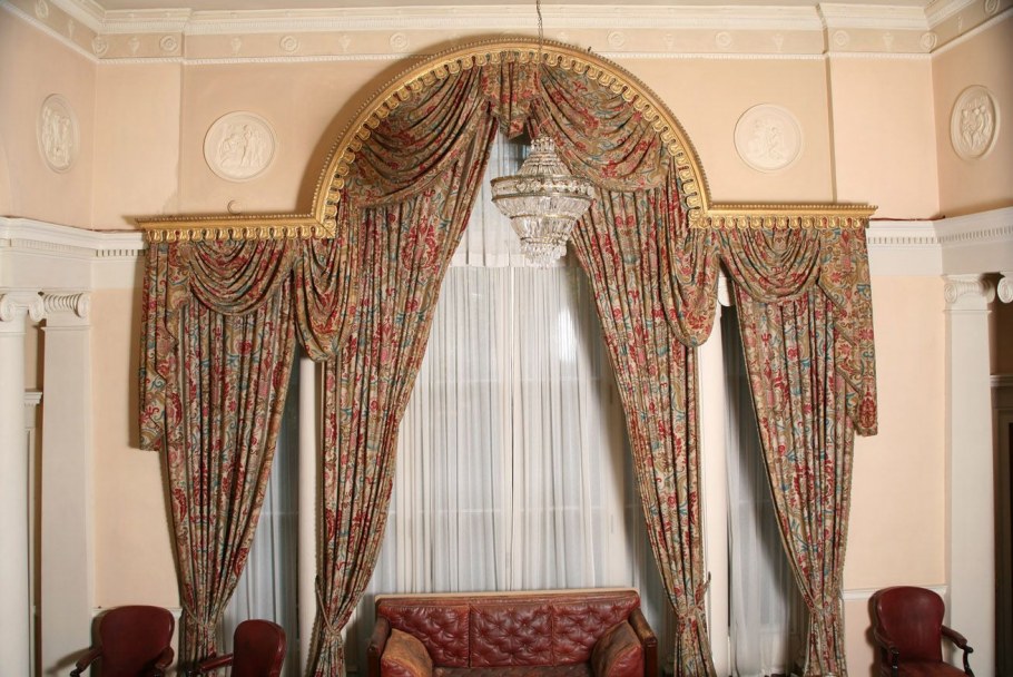 Занавески на арочные окна