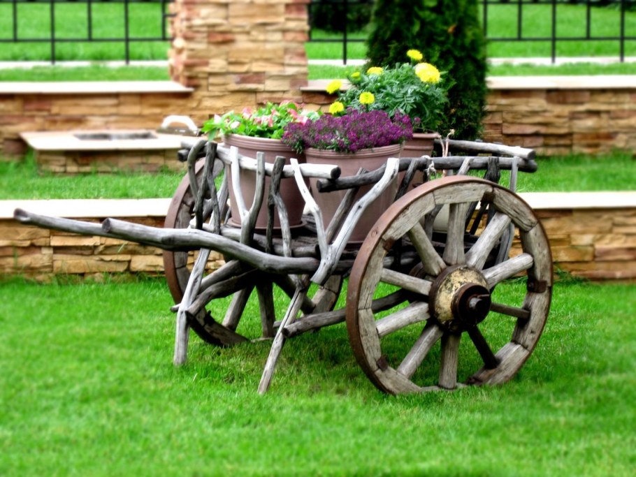 Деревенский стиль в ландшафтном дизайне