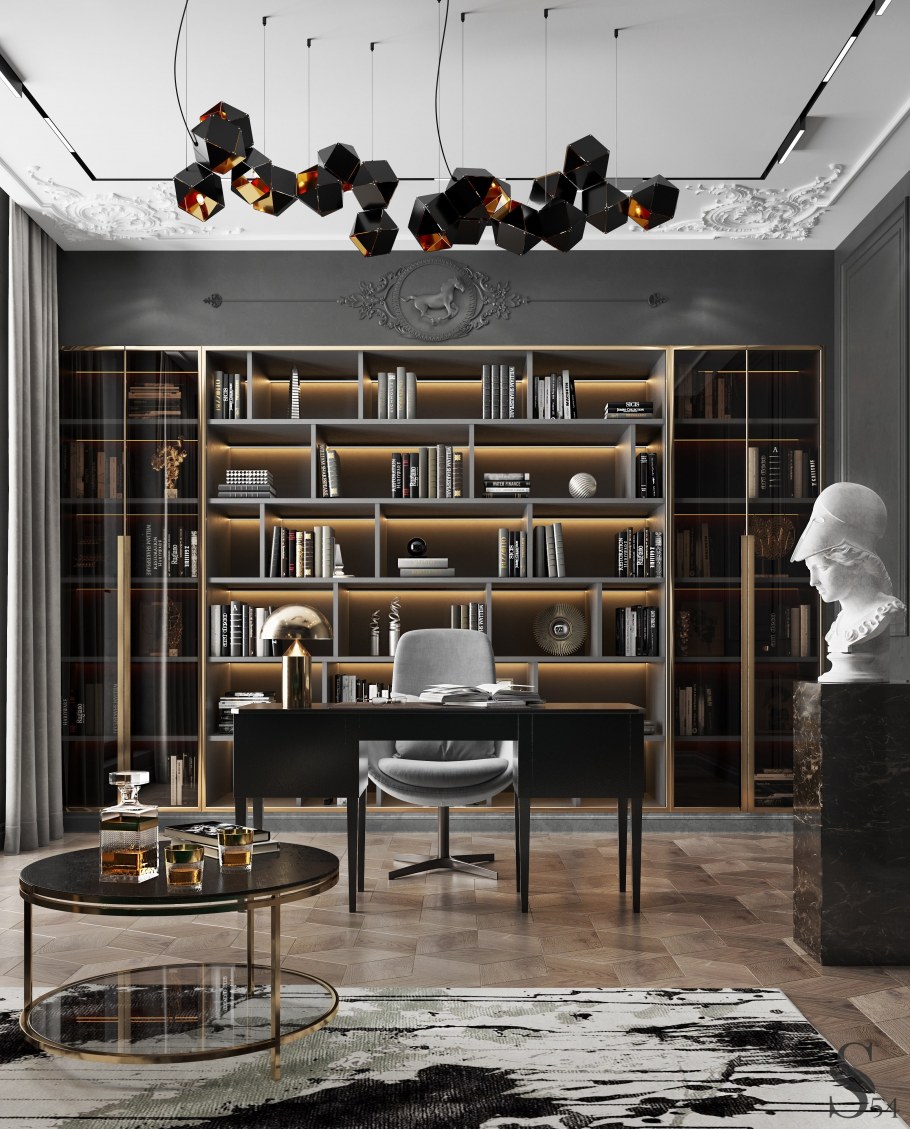 Необычные интерьеры кабинетов