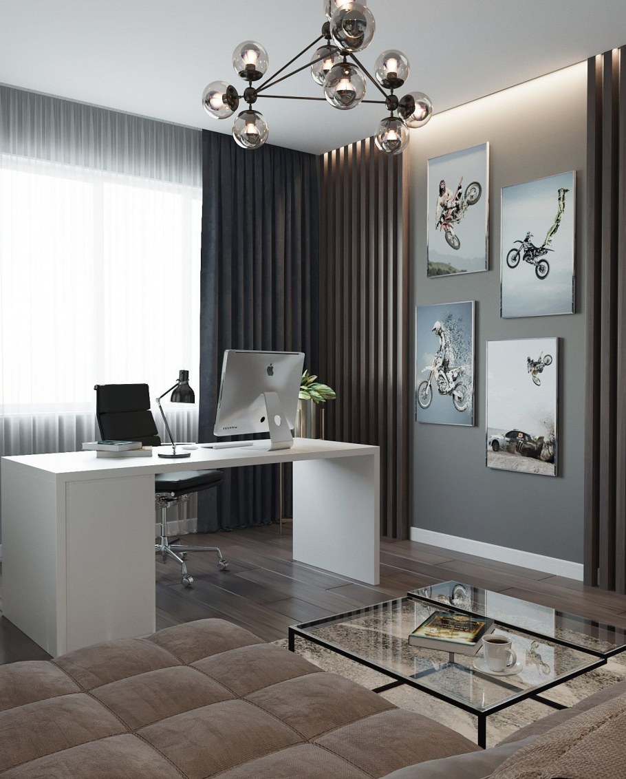 Стильный интерьер кабинета