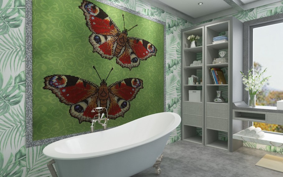 Плитка Unitile Сакура зеленый