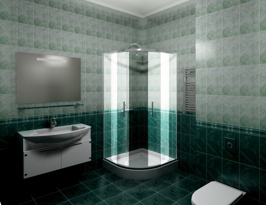 Шахтинская плитка Муаре бирюзовый