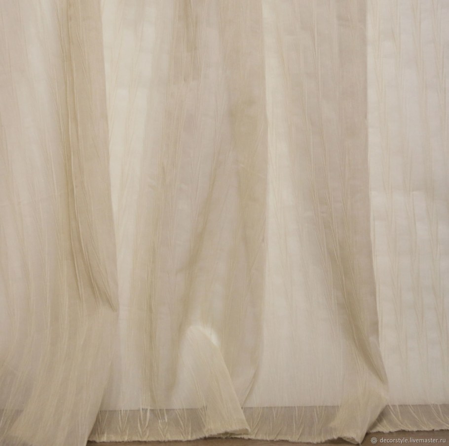 Тюль плиссе