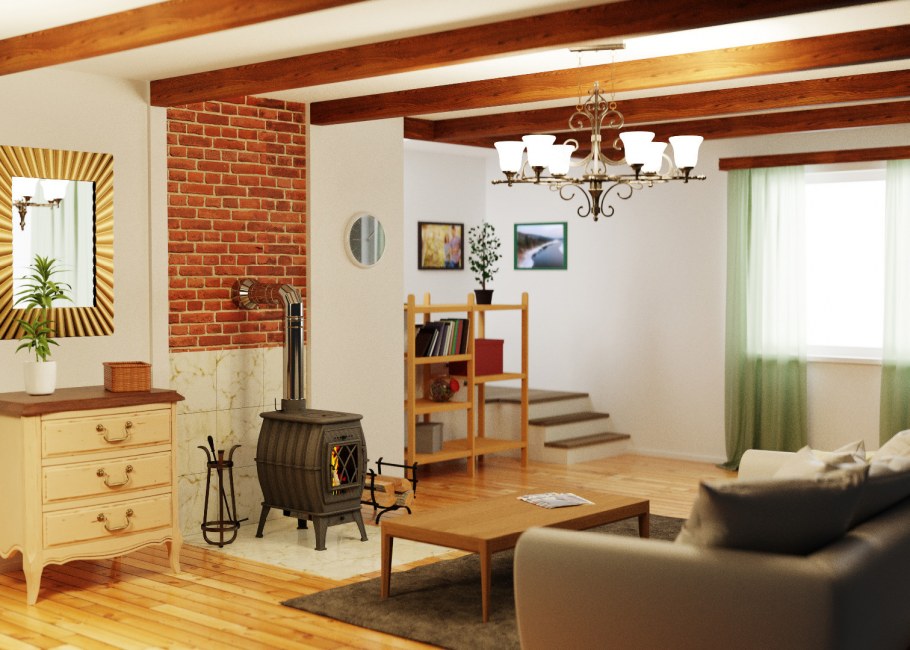 Печь-камин Бахта