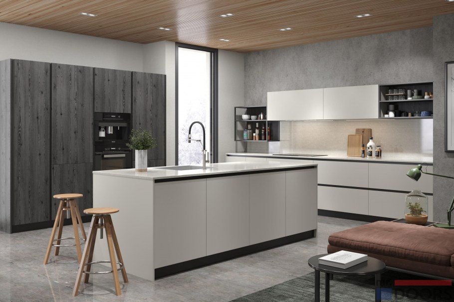 Серая кухня gola