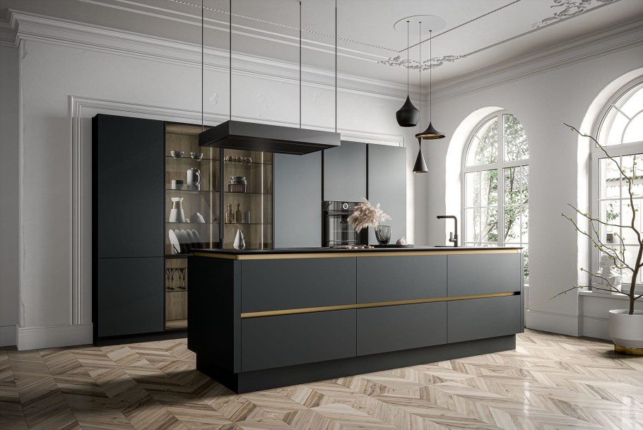 Профиль ручка gola золото Schuco