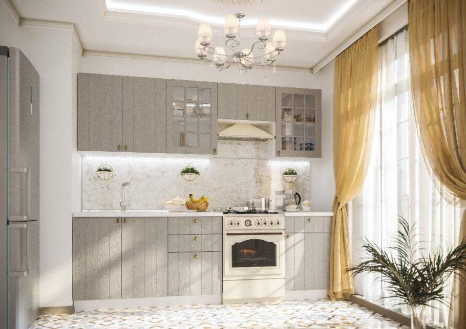 Кухня Юлия модульная Сандал белый